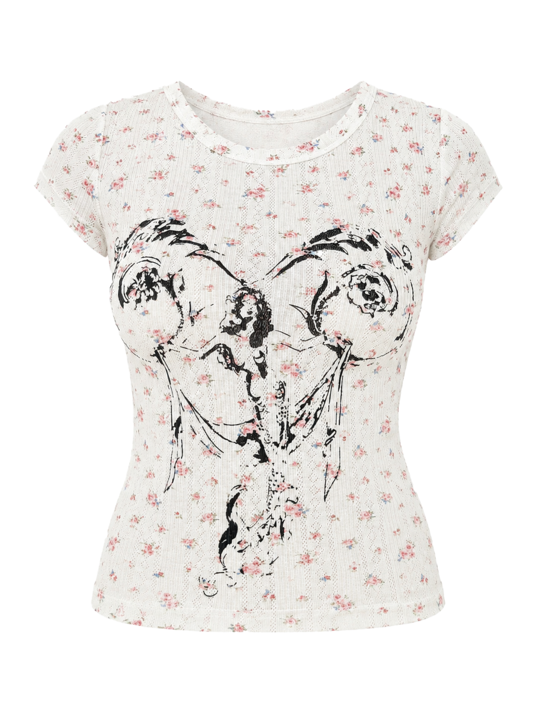 Floral Mermaid Tee