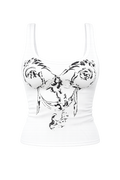 White/Black Mermaid Tannk