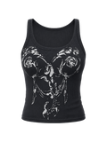 Black/Silver Mermaid Tank