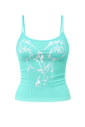 Turquoise/Silver Mermaid Tank