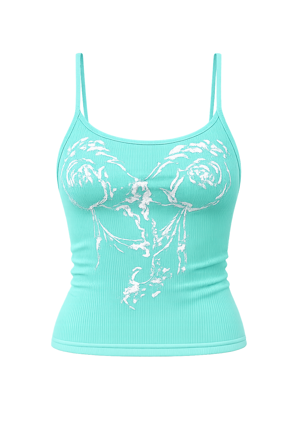 Turquoise/Silver Mermaid Tank