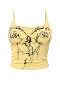 Yellow/Black Mermaid Tank