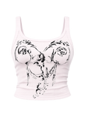 Pink/Black Mermaid Tank