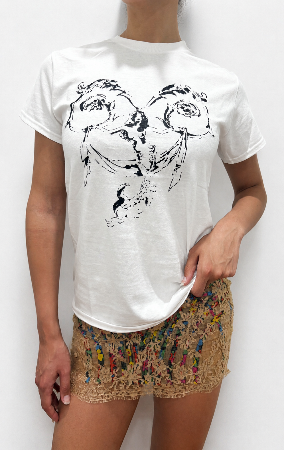 T-Shirt with Mermaid Logo