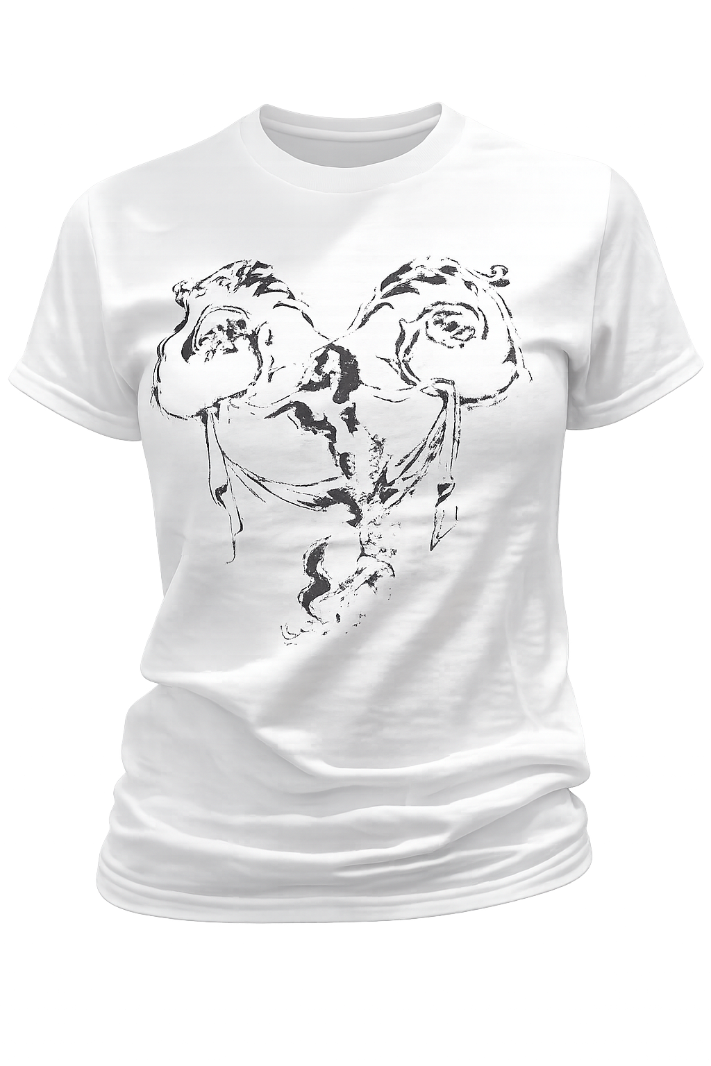 T-Shirt with Mermaid Logo